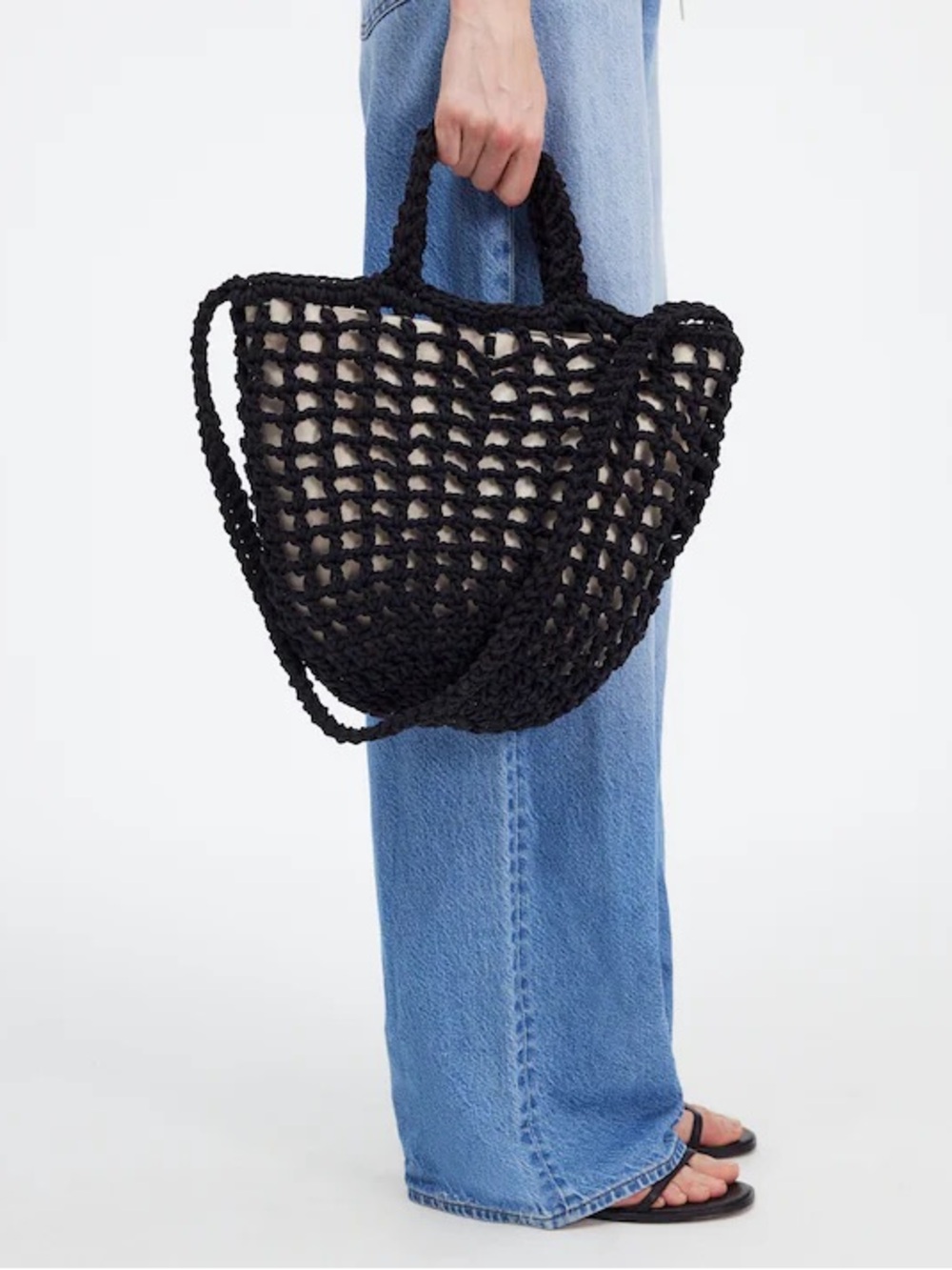 Madewell the crocheted shoulder bag